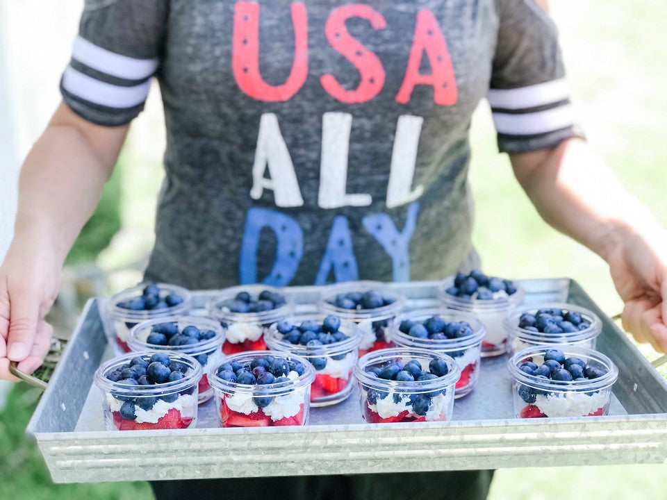 Red, White & Blue Berry Cup Recipe